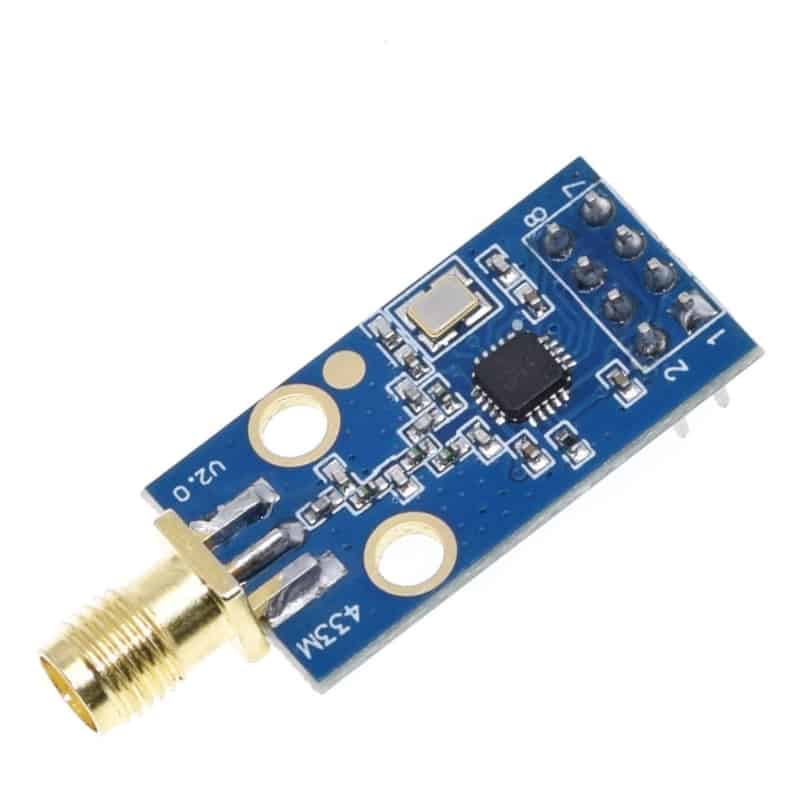 CC1101 433 MHz RF Transceiver Module with SMA Antenna | PCBoard.ca