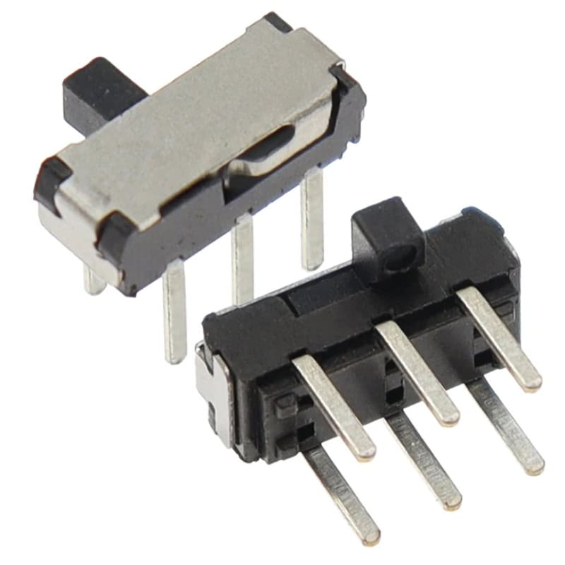 Mini DPDT 2 Position Side Slide Switch PCB Mount