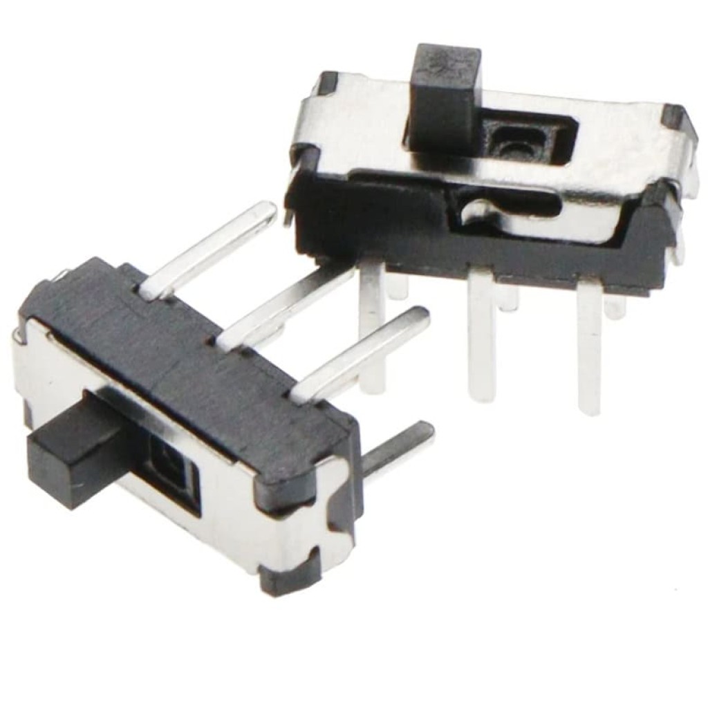 6 Pin Slide Switch 2 Position DPDT Toggle Switch – For PCB, Breadboard & DIY Electronics
