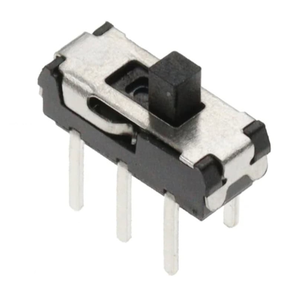 15-Pack DPDT Latching Slide Switches – 7mm Actuator, 2 Position, 6 Pin, PCB Mount (Uxcell)