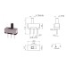 Mini SPST Slide Switch Mini SPST Slide Switch