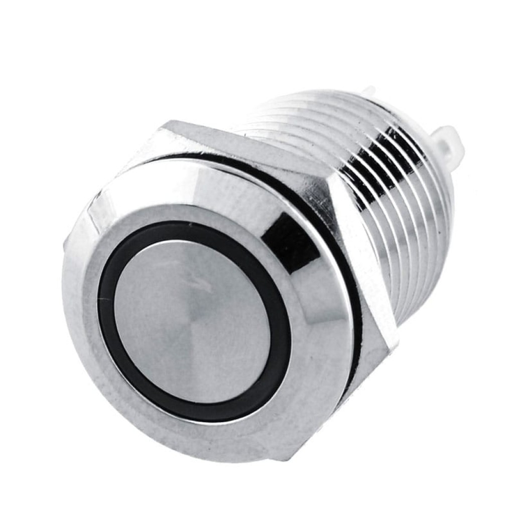 12mm Momentary with Blue LED