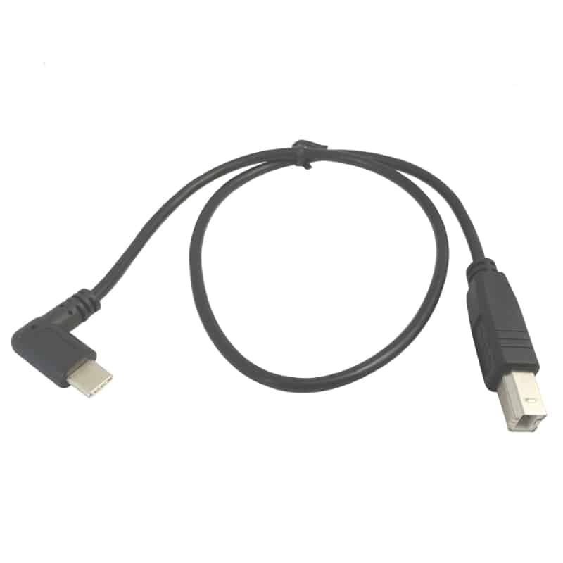USB C Male to USB B Male 50cm PCBoard.ca Canada