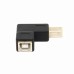 USB B Right Male/Female