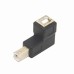 USB B Right Male/Female