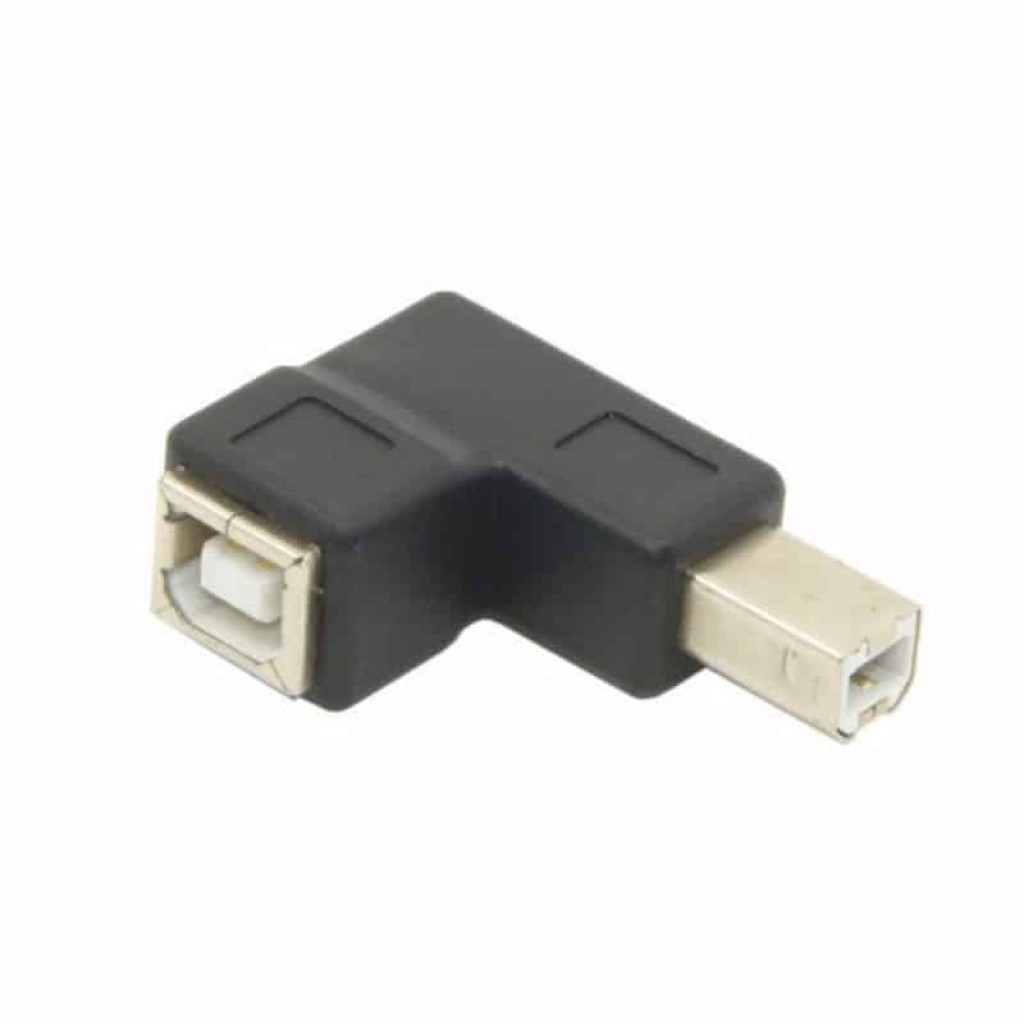 USB B Right Male/Female