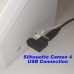 USB B Right Male/Female