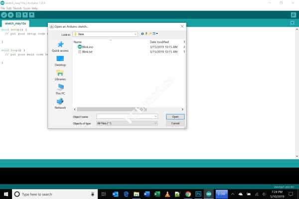 WAVGAT Arduino UNO Setup - Step 1
