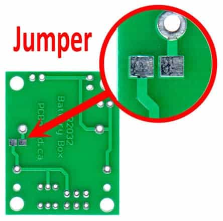 CR2032 Battery Holder Board Option Block