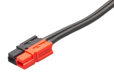 Powerpole Compatible Connector Installed on Cable powerpole compatible connector installed on cable showing real-world usage