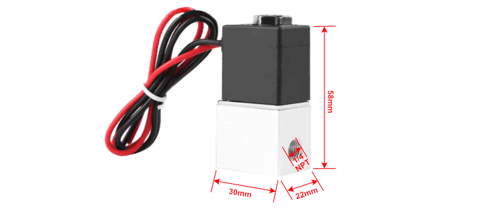 Pneumatic Solenoid 2V025 Dimensions