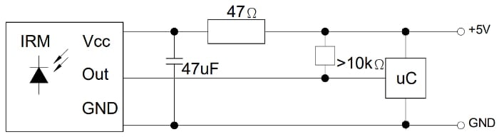 BRM-4050 TL1838 VS1838 IR Receiver