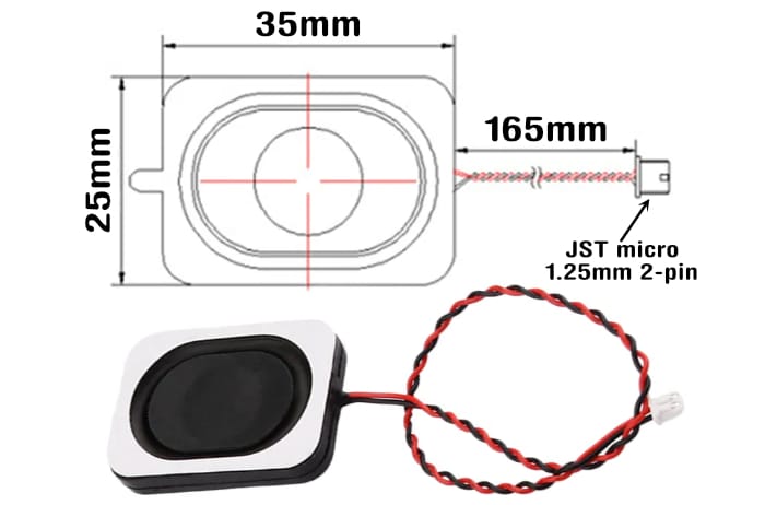 25mm x 35mm Dimensions
