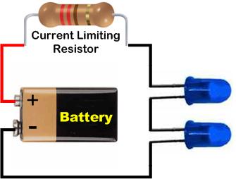 Multiple LED Dropping Resistor Circuit